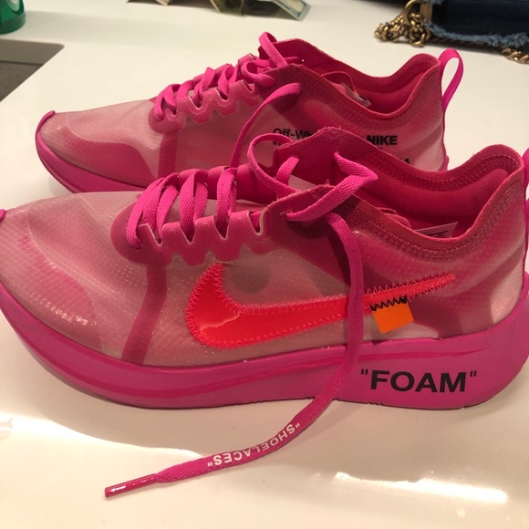 off white x zoom fly sp tulip pink